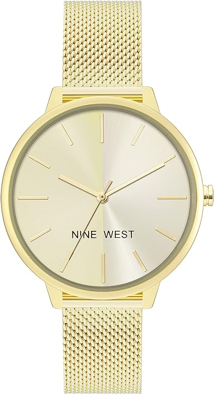  Nine West Women's Mesh Bracelet Watch