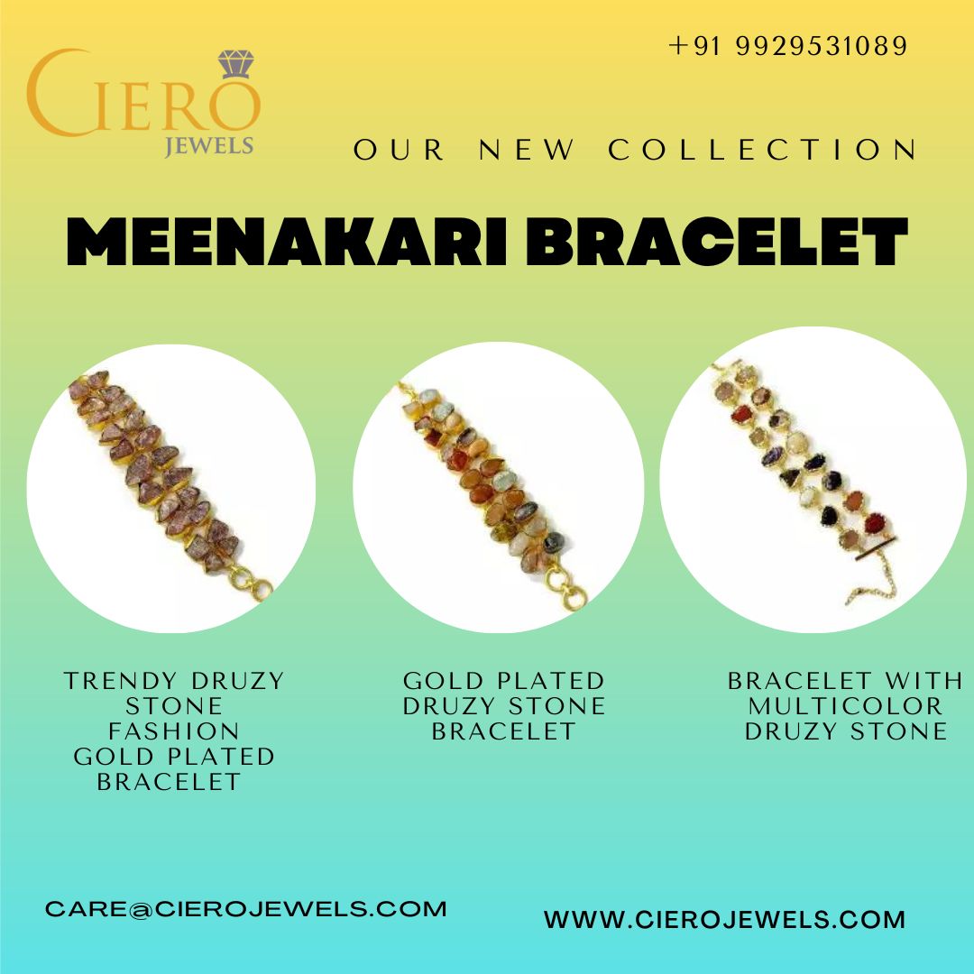  Would you be interested in meenakari jewellery online in India? Just visit Ciero Jewels