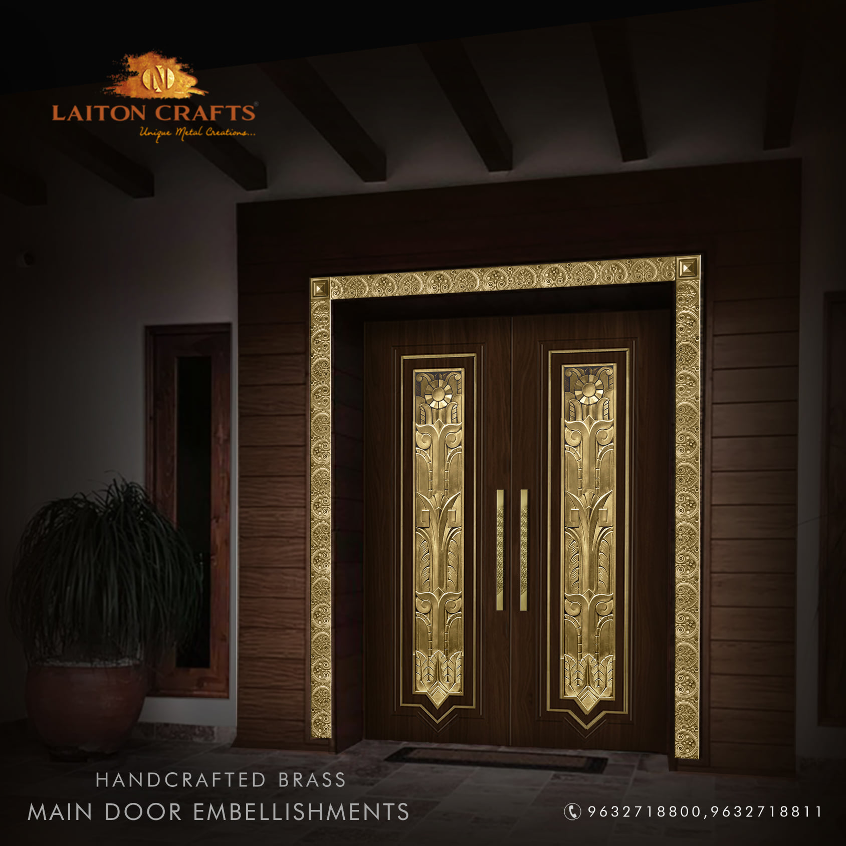  Handcrafted Front Door Embellishments from Laiton Crafts