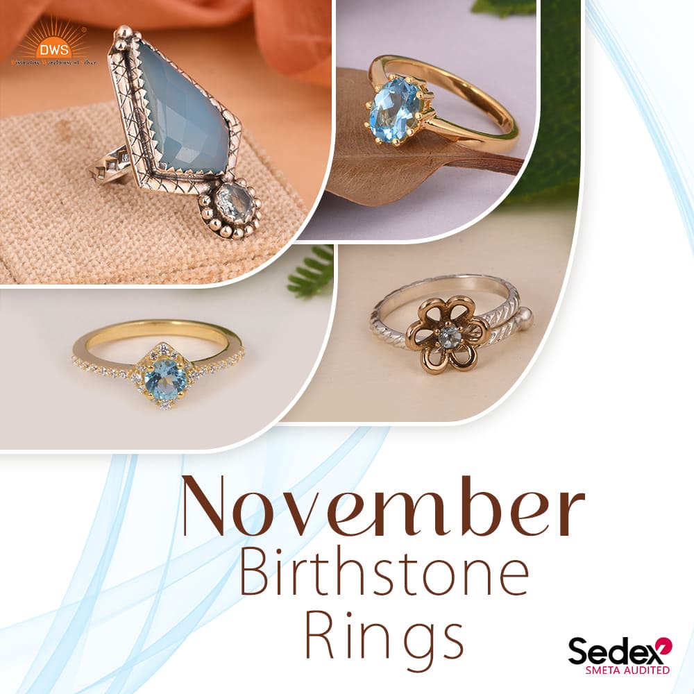  DWS Jewellery: Your Trusted Jaipur Supplier for November Birthstone Rings