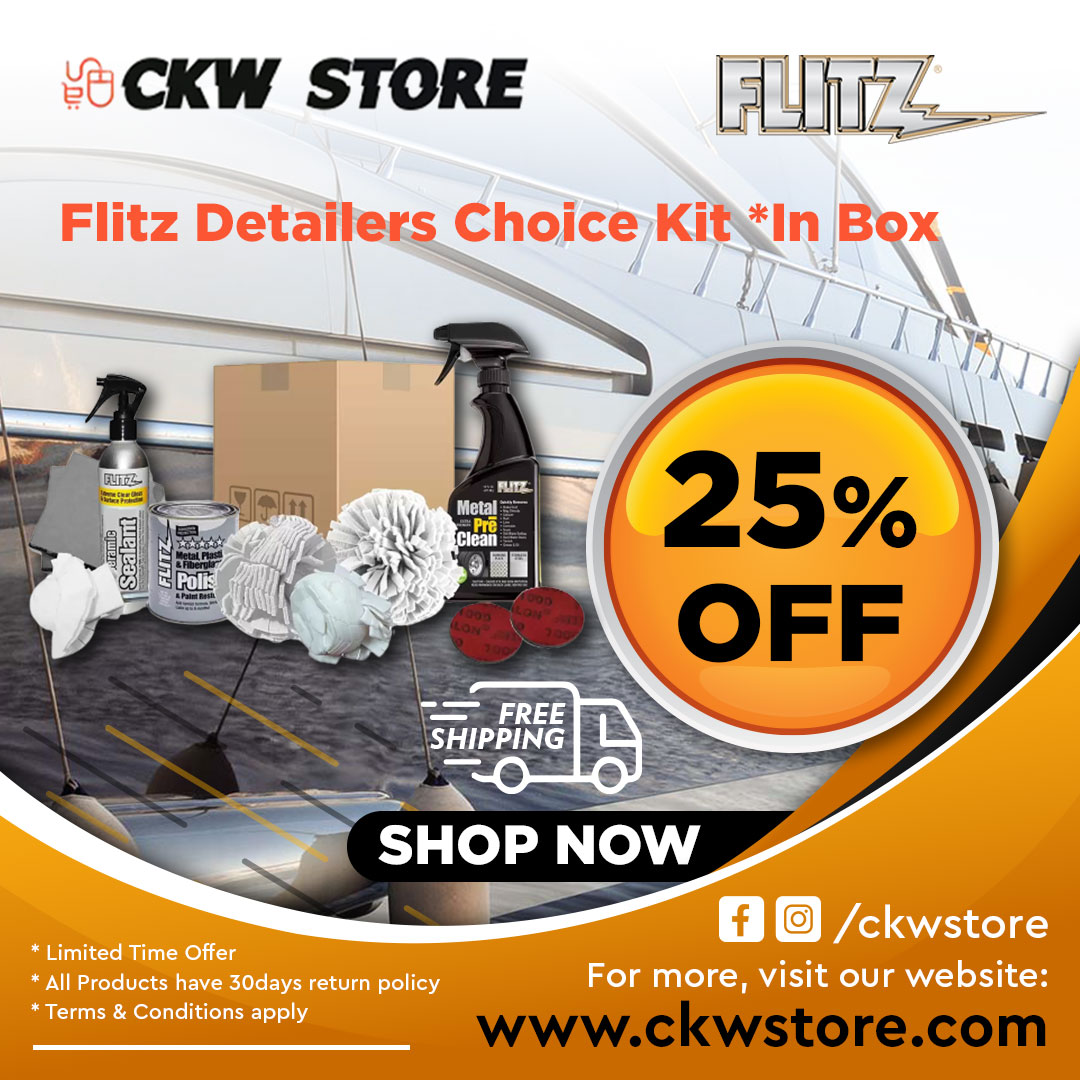  Flitz Detailers Choice Kit: Restore & Protect with Ease! | 10% OFF + FREE SHIPPING At CKW STORE