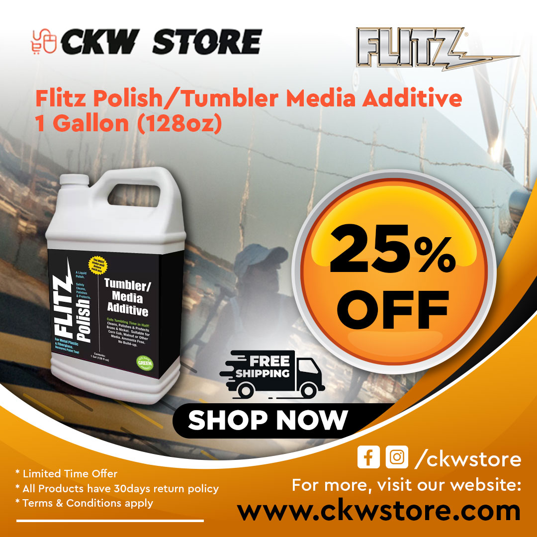  Flitz Polish/Tumbler Media Additive – 1 Gallon (128oz) | 46% OFF At CKW STORE
