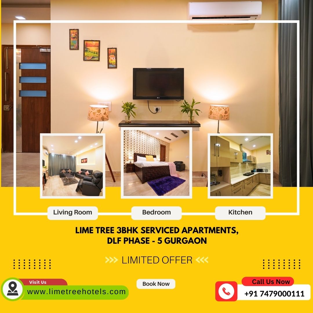  Service Apartments in Gurgaon near cyber City
