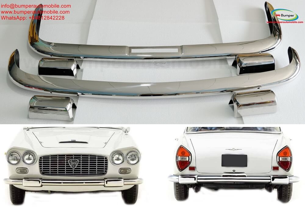  Lancia Flaminia Touring GT, GTL & Convertible stainless steel bumpers new
