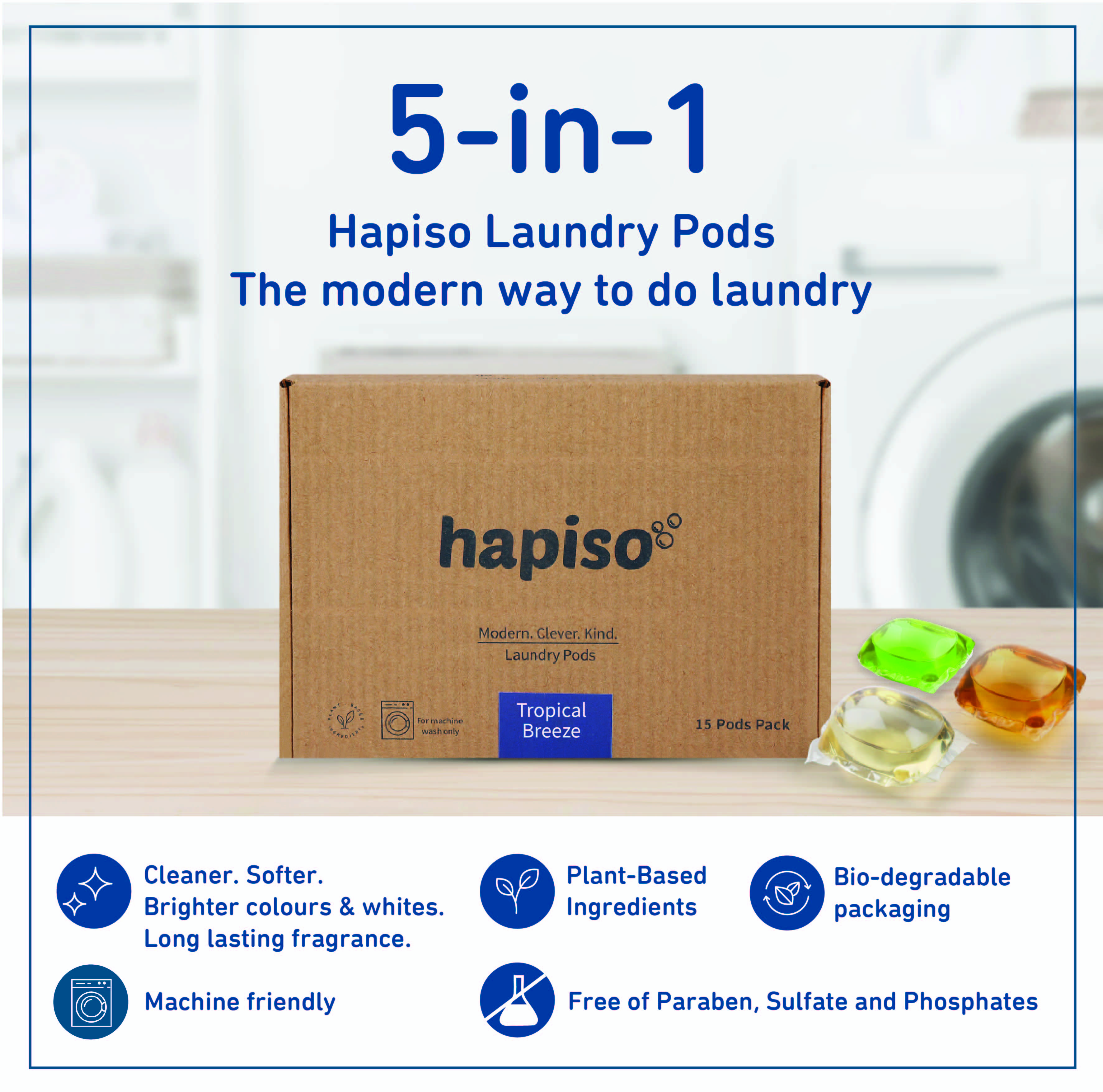 Monthly Laundry Liquid Detergent Pods Subscription | Eco-Friendly & Effective