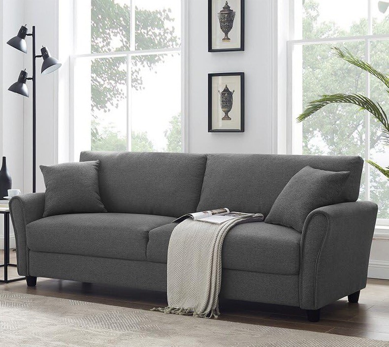  Buy Sapa 3 Seater Sofa Dark Grey up to 65%off