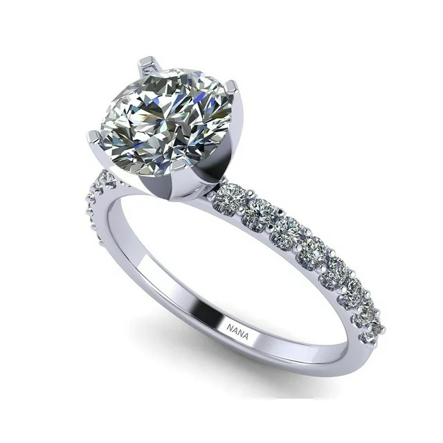  "Radiate Love: Sterling Silver Zirconia Solitaire Ring!"