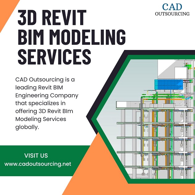  3D Revit BIM Modeling Services Provider - CAD Outsourcing Company