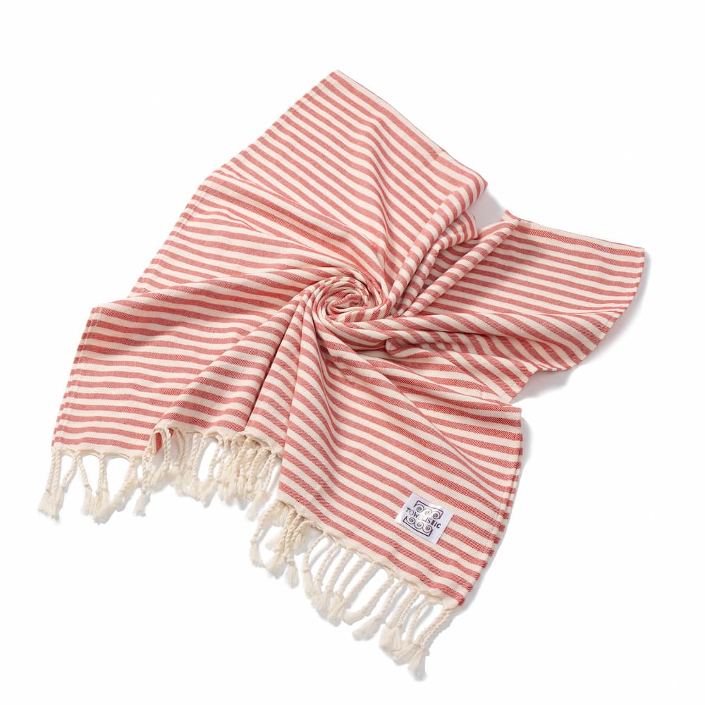  Horizontal Stripe Red with Bag