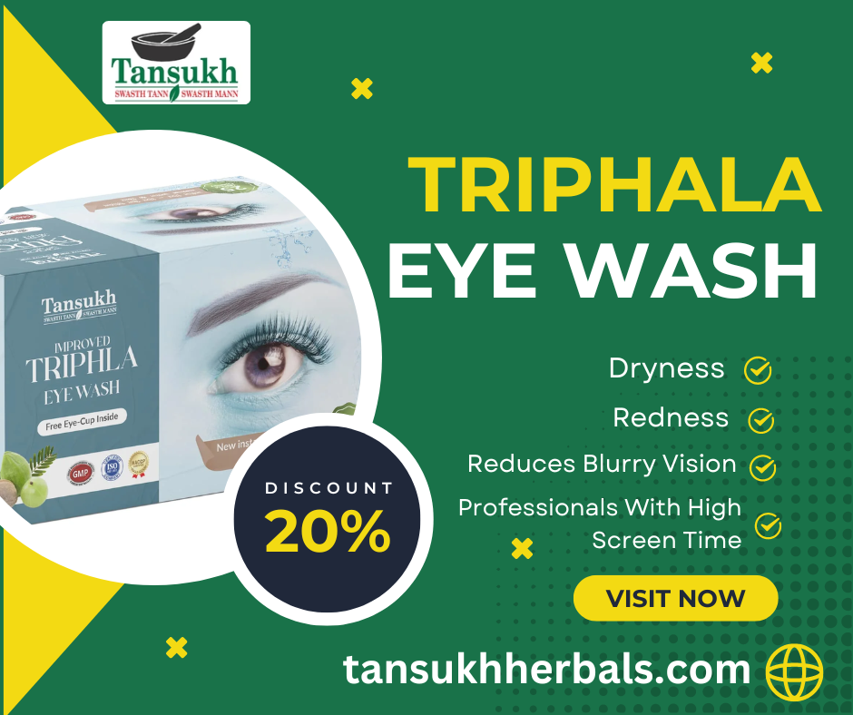  Triphala Eye Wash Online - Tansukh Herbals