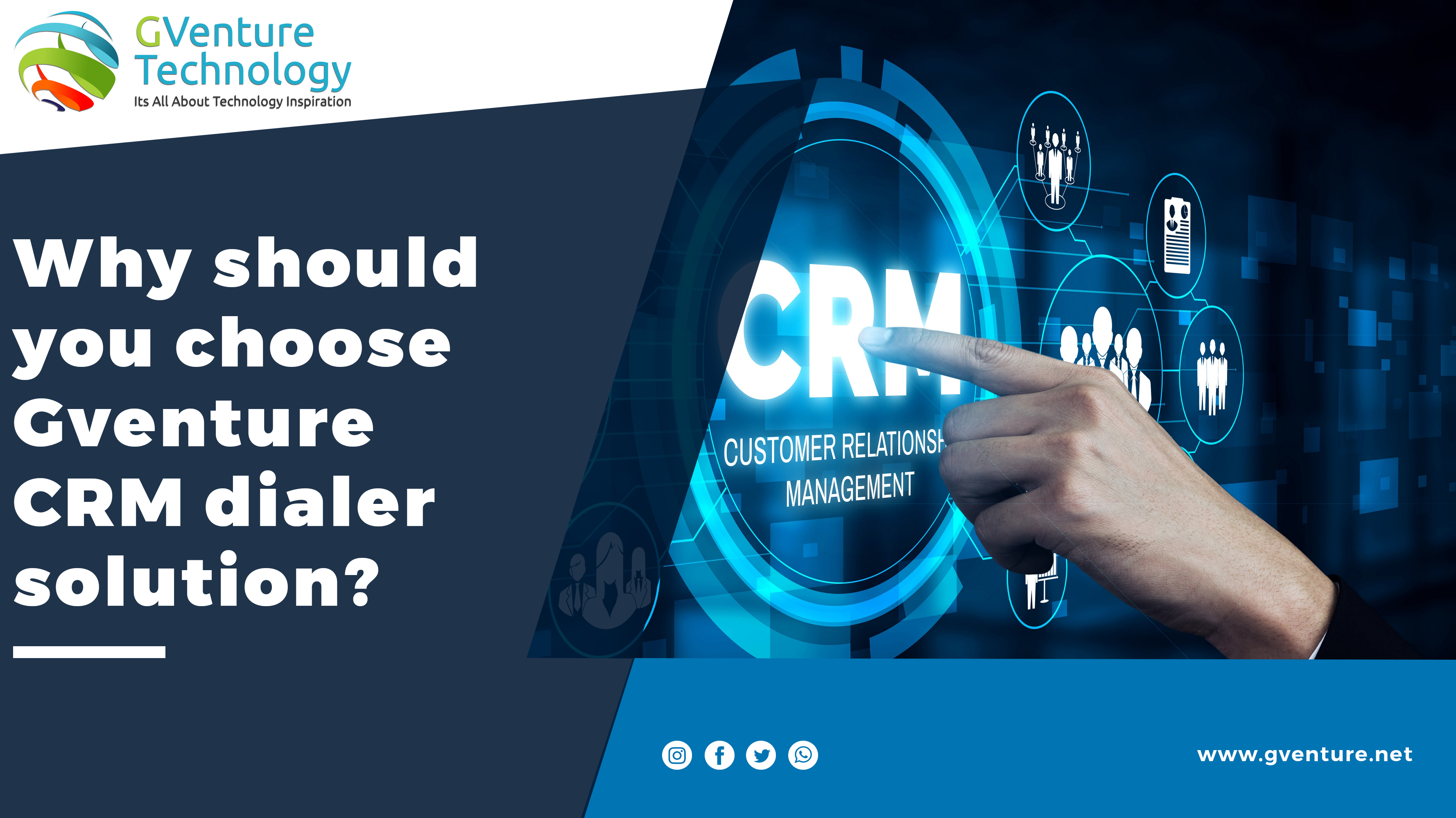  Why should you choose Gventure CRM dialer solution?