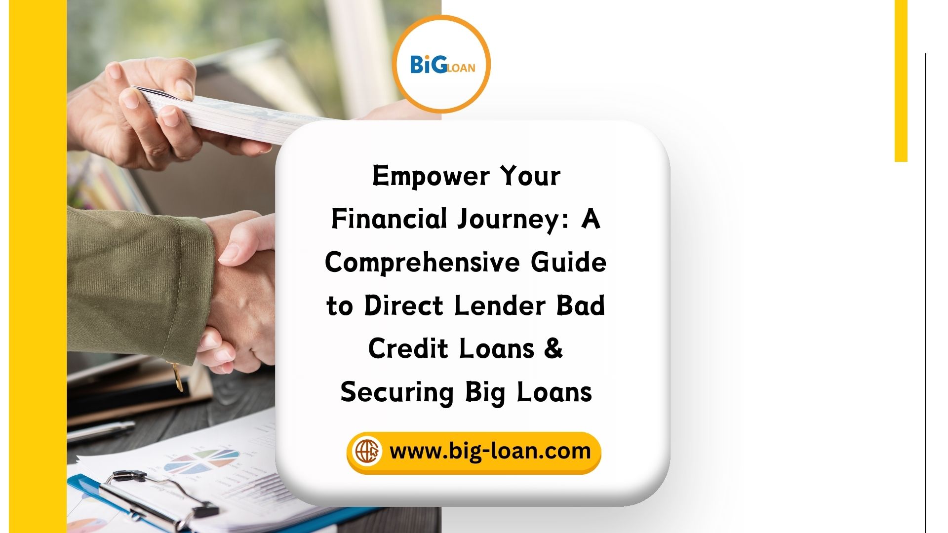  Empower Your Financial Journey: BigLoan's Direct Lender Bad Credit Loans for Immediate Relief