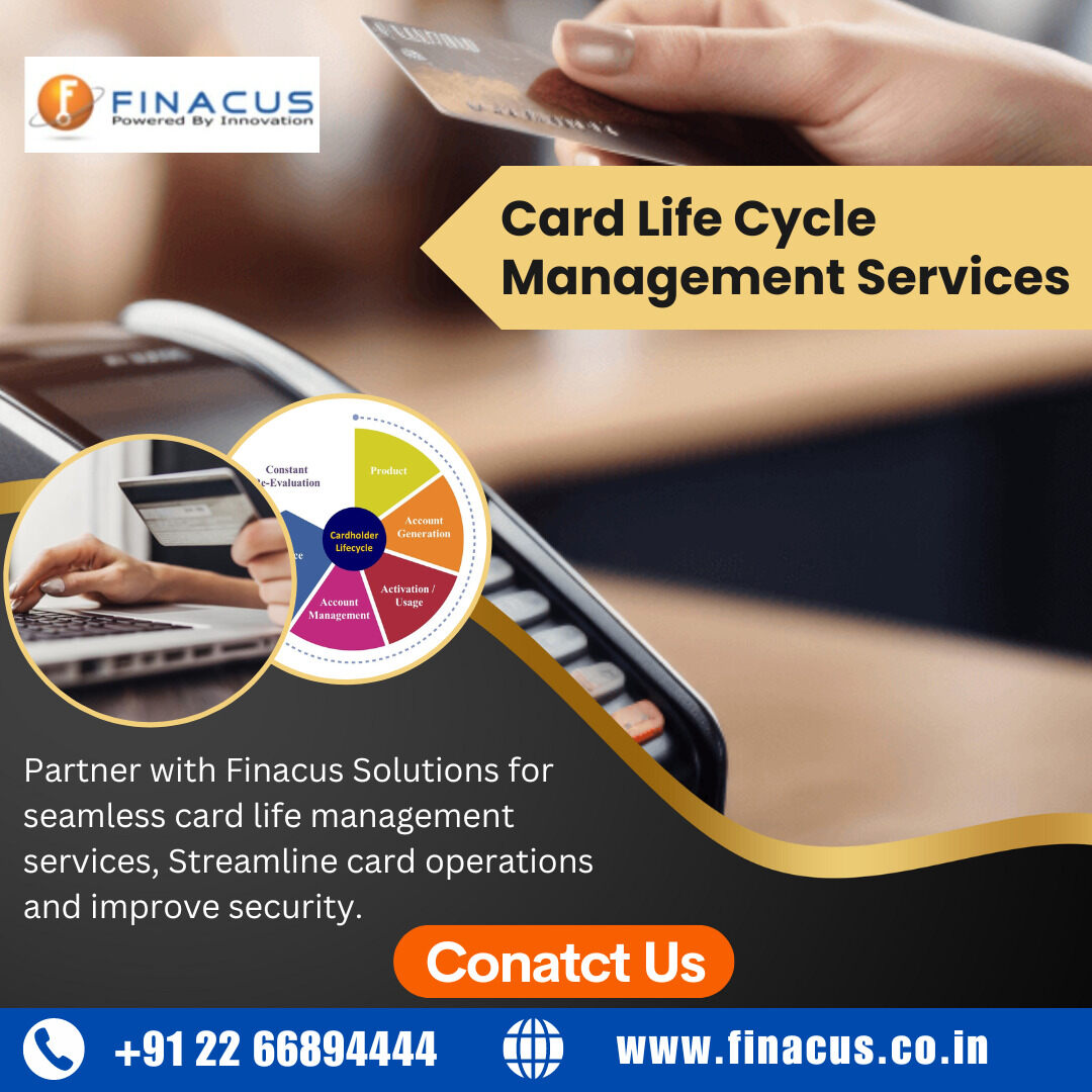  Card Life Cycle Management Services | Finacus Solutions