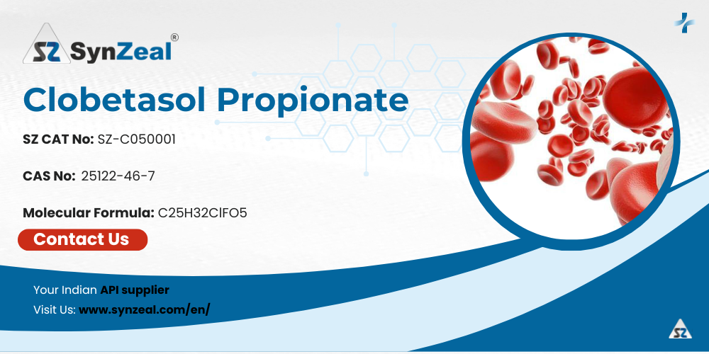  SynZeal Research: Manufacturer of Clobetasol Propionate API and Impurity Standards.
