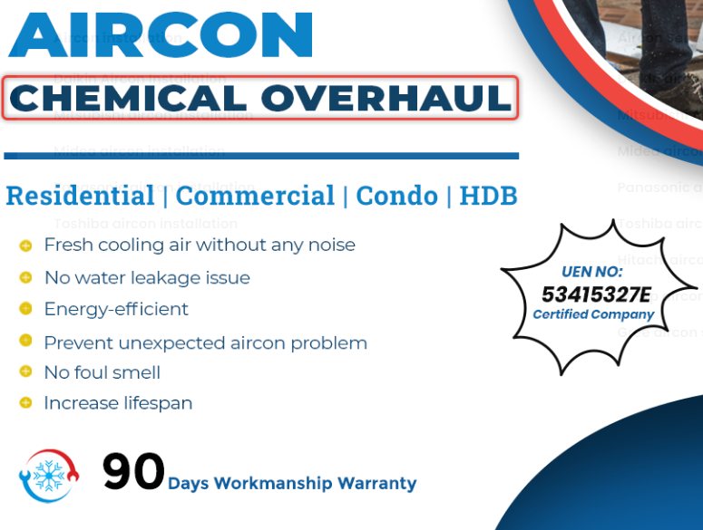  Aircon chemical overhaul