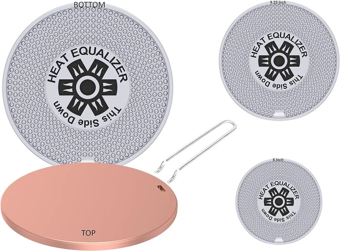  Effortless Cooking Mastery: Nonstick Heat Equalizer Diffuser Set