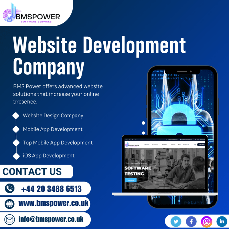  Bms Power | Web Design and Development Company in London