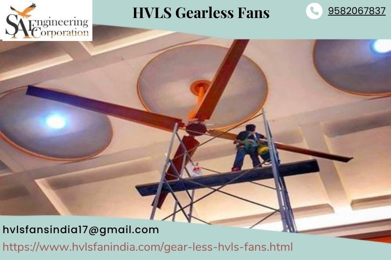  HVLS Gearless Fans