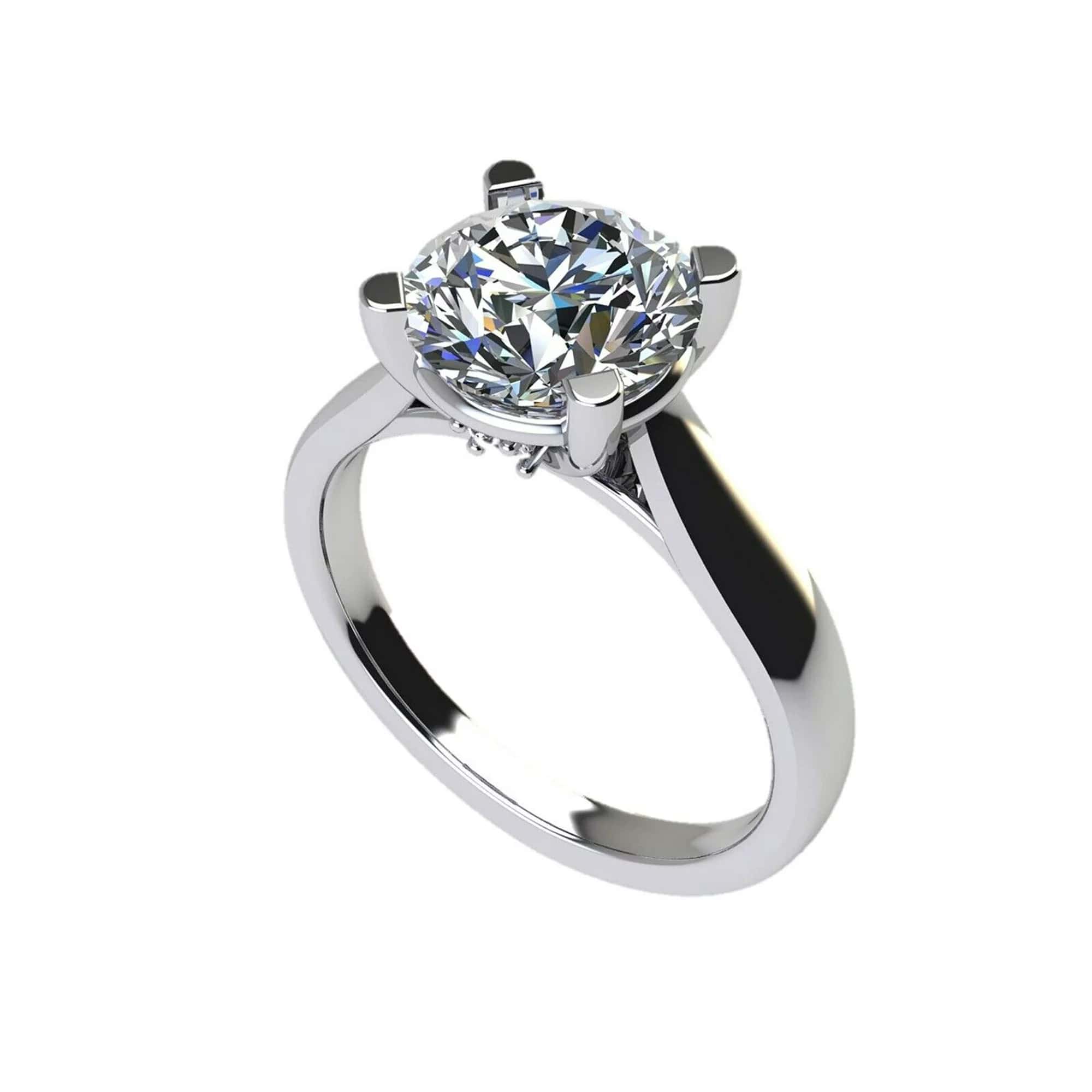  "Capture Hearts with NANA Jewels Lucita Solitaire Engagement Ring!"