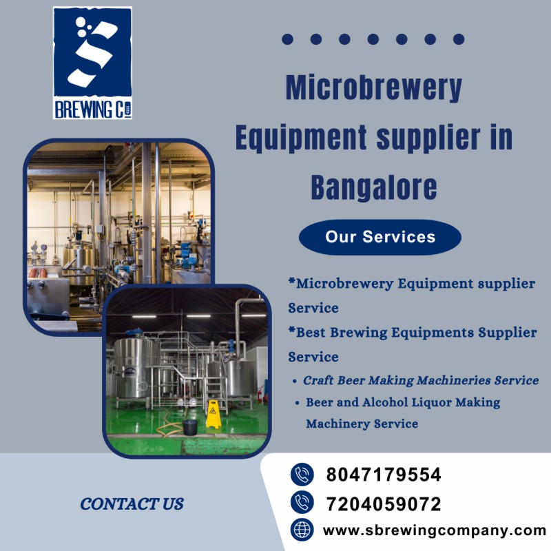  Microbrewery Equipment supplier in Bangalore