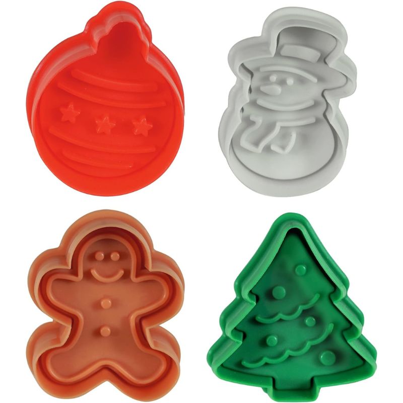  Christmas 2" Pastry/Cookie/Fondant Stampers