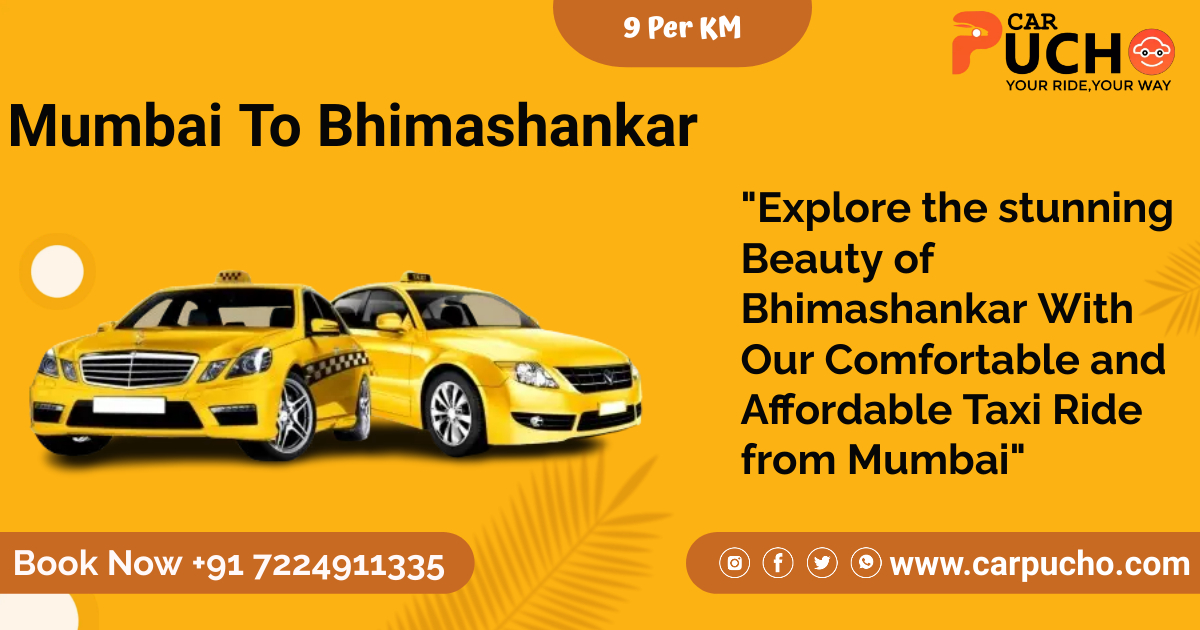  Best Taxi Service Mumbai To Bhimashankar
