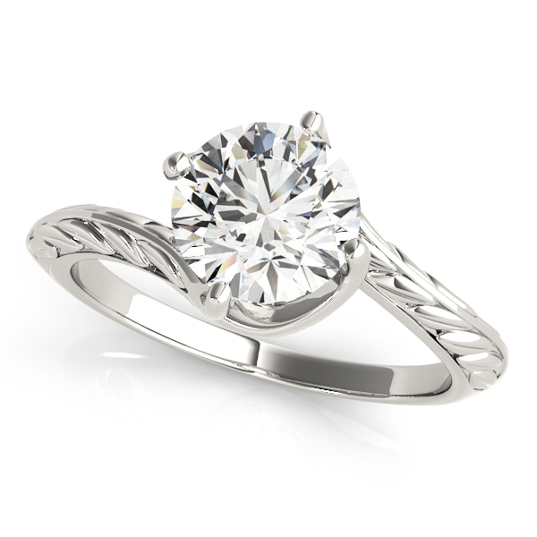  Buy Solitaire Style Round Diamond Engagement Ring